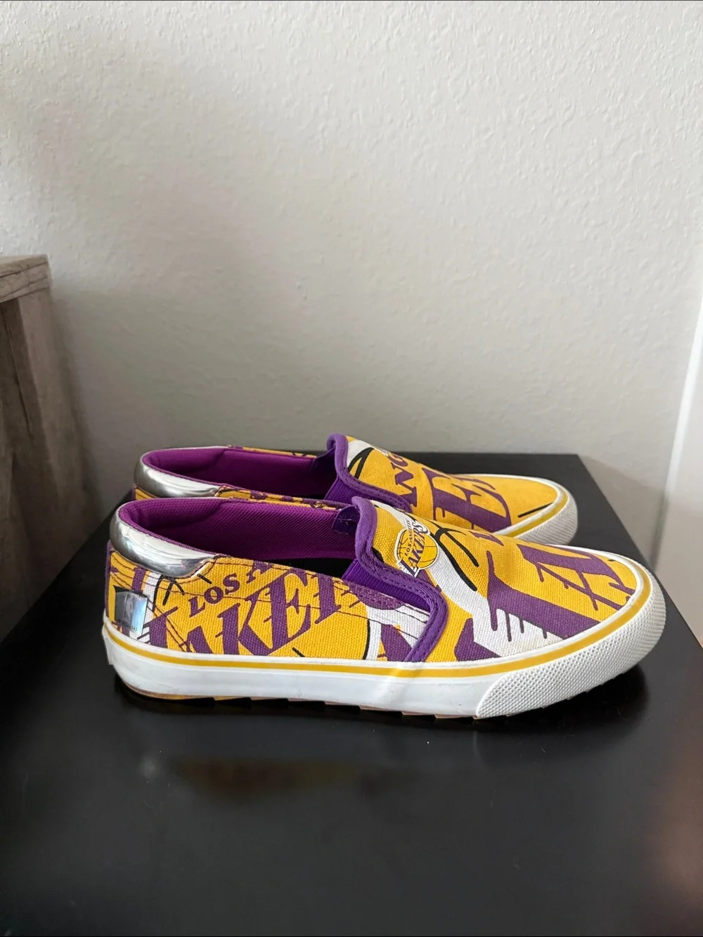 Los Angeles Lakers Slip-On Canvas Shoes
